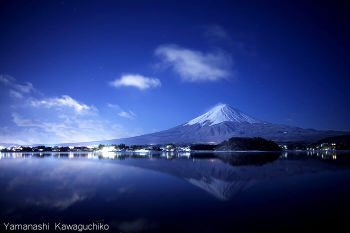 河口湖・富士山