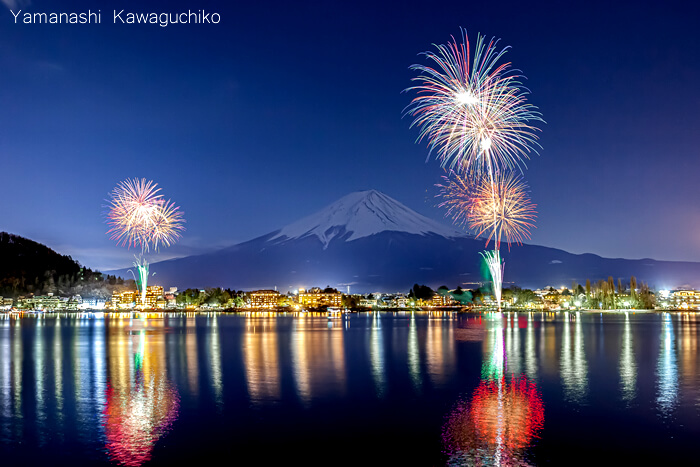 河口湖・富士山